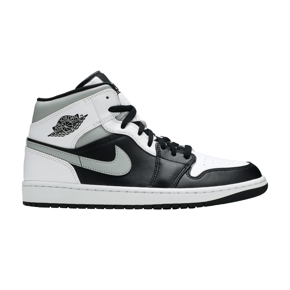 Jordan Men's Black and White High-Top Sneakers